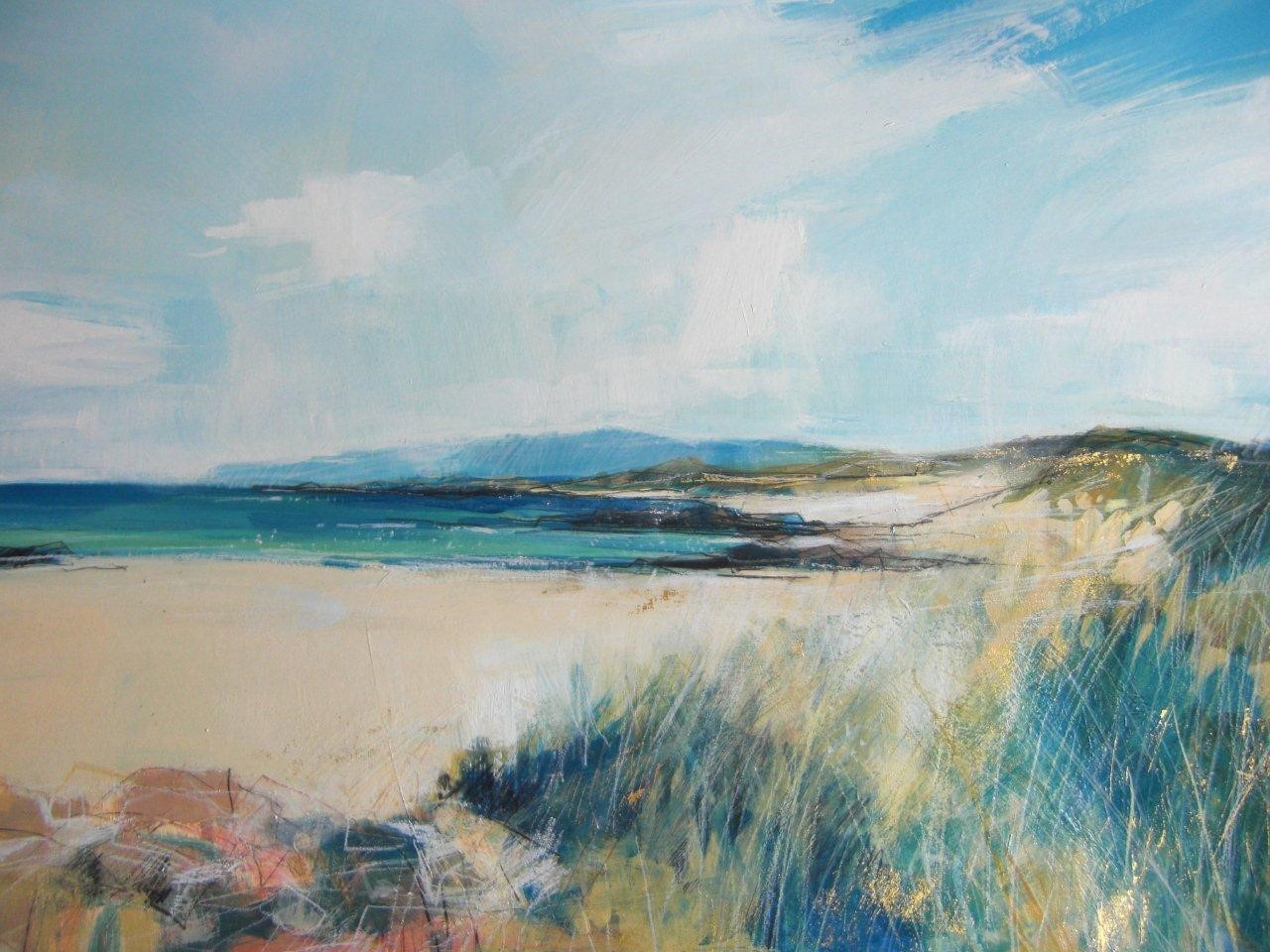 'White Sand, North End, Iona' by artist Sarah Carrington